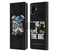 Head Case Designs Officially Licensed Batman DC Comics Ripped Paper Logo 80th Anniversary Leather Wallet Case Compatible With Samsung Galaxy A07