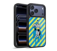 Head Case Designs Officially Licensed Batman DC Comics Stripes Vintage Fashion Gel Armour Case [Military Grade Protection] Compatible With Apple iPhone 17 Pro
