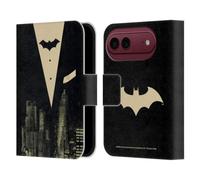 Head Case Designs Officially Licensed Batman DC Comics Suit Duality Leather Wallet Case Compatible With Apple iPhone Duo