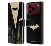 Head Case Designs Officially Licensed Batman DC Comics Suit Duality Leather Wallet Case Compatible With Apple iPhone 18 Pro Max