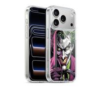 Head Case Designs Officially Licensed Batman DC Comics The Clown Three Jokers Gel Case [Military Grade Protection] Compatible with Apple iPhone 17 Pro and Compatible with MagSafe