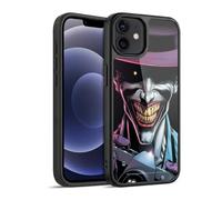 Head Case Designs Officially Licensed Batman DC Comics The Comedian Three Jokers Gel Armour Case [Military Grade Protection] Compatible With Apple iPhone 12 / iPhone 12 Pro