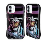 Head Case Designs Officially Licensed Batman DC Comics The Comedian Three Jokers Hybrid Case Compatible With Apple iPhone 16 Plus