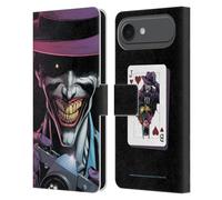 Head Case Designs Officially Licensed Batman DC Comics The Comedian Three Jokers Leather Wallet Case Compatible With Apple iPhone 17 Air