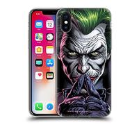 Head Case Designs Officially Licensed Batman DC Comics The Criminal Three Jokers Gel Case [Military Grade Protection] Compatible With Apple iPhone X/iPhone XS