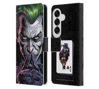 Head Case Designs Officially Licensed Batman DC Comics The Criminal Three Jokers Leather Wallet Case Compatible With Samsung Galaxy S26
