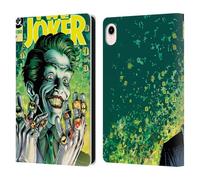 Head Case Designs Officially Licensed Batman DC Comics The Joker #7 90th Anniversary Comic Books Leather Wallet Case Compatible With Apple iPad mini (2021/2024)