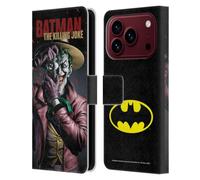 Head Case Designs Officially Licensed Batman DC Comics The Killing Joke Famous Comic Book Covers Leather Wallet Case Compatible With Apple iPhone 18 Pro