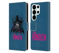 Head Case Designs Officially Licensed Batman DC Comics The Penguin Villains Breakout Leather Wallet Case Compatible With Samsung Galaxy S26 Ultra