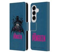 Head Case Designs Officially Licensed Batman DC Comics The Penguin Villains Breakout Leather Wallet Case Compatible With Samsung Galaxy S26