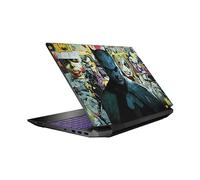 Head Case Designs Officially Licensed Batman DC Comics Torn Collage Logos And Comic Book Vinyl Sticker Skin Decal Cover Compatible With HP Pavilion 15.6" 15-dk0047TX