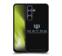 Head Case Designs Officially Licensed Batman DC Comics Wayne Industries Logo Duality Gel Armour Case [Military Grade Protection] Compatible With Samsung Galaxy S25 FE