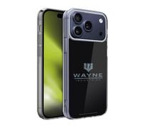 Head Case Designs Officially Licensed Batman DC Comics Wayne Industries Logo Duality Gel Case [Military Grade Protection] Compatible With Apple iPhone 17 Pro Max