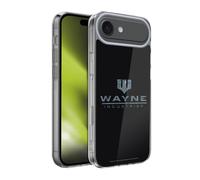 Head Case Designs Officially Licensed Batman DC Comics Wayne Industries Logo Duality Gel Case [Military Grade Protection] Compatible With Apple iPhone 17 Air