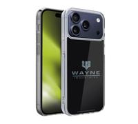 Head Case Designs Officially Licensed Batman DC Comics Wayne Industries Logo Duality Gel Case [Military Grade Protection] Compatible With Apple iPhone 17 Pro