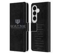 Head Case Designs Officially Licensed Batman DC Comics Wayne Industries Logo Duality Leather Wallet Case Compatible With Samsung Galaxy S26