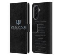 Head Case Designs Officially Licensed Batman DC Comics Wayne Industries Logo Duality Leather Wallet Case Compatible With Samsung Galaxy A17 4G / 5G