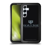 Head Case Designs Officially Licensed Batman DC Comics Wayne Industries Logo Duality Ultra-Armoured Shockproof Case [Military Grade Protection] Compatible With Samsung Galaxy A55 5G