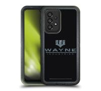 Head Case Designs Officially Licensed Batman DC Comics Wayne Industries Logo Duality Ultra-Armoured Shockproof Case [Military Grade Protection] Compatible With Galaxy A33 5G (2022)