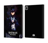 Head Case Designs Officially Licensed Batman Returns Poster Key Art Leather Wallet Case Compatible With Apple iPad Pro 12.9 2020/2021/2022