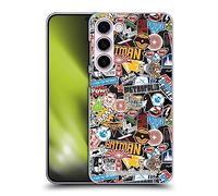 Head Case Designs Officially Licensed Batman V Superman: Dawn of Justice Sticker Collage Graphics Hard Back Case Compatible With Samsung Galaxy S23+ 5G