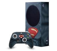 Head Case Designs Officially Licensed Batman V Superman: Dawn of Justice Superman Costume Graphics Game Console Wrap and Game Controller Skin Bundle Compatible With Xbox Series S
