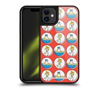 Head Case Designs Officially Licensed Beano Red Circles Bananaman Patterns Gel Armour Case [Military Grade Protection] Compatible With Apple iPhone 11