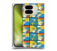 Head Case Designs Officially Licensed Beano Squares Bananaman Patterns Hard Back Case Compatible With Google Pixel 9 Pro Fold