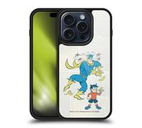 Head Case Designs Officially Licensed Beano With Dennis Bananaman Graphics Gel Armour Case [Military Grade Protection] Compatible With Apple iPhone 15 Pro