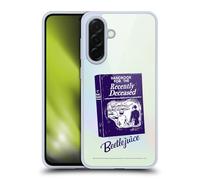 Head Case Designs Officially Licensed Beetlejuice Handbook Graphics Gel Case [Military Grade Protection] Compatible With Samsung Galaxy A36 5G