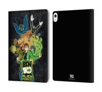 Head Case Designs Officially Licensed Ben 10: Alien Force Character Art Graphics Leather Wallet Case Compatible With Apple iPad Air 13 2024/2025