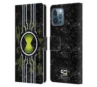 Head Case Designs Officially Licensed Ben 10: Alien Force Omnitrix Graphics Leather Wallet Case Compatible With Apple iPhone 12 Pro Max