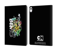 Head Case Designs Officially Licensed Ben 10: Omniverse Character Art Graphics Leather Wallet Case Compatible With Apple iPad Air 13 2024/2025