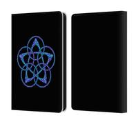 Head Case Designs Officially Licensed Beth Wilson Blue & Purple Circles Celtic Knot Stars Leather Wallet Case Compatible With Amazon Kindle 11th Gen 6in 2022