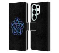 Head Case Designs Officially Licensed Beth Wilson Blue & Purple Circles Celtic Knot Stars Leather Wallet Case Compatible With Samsung Galaxy S26 Ultra