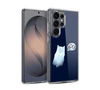 Head Case Designs Officially Licensed Beth Wilson Boo Halloween Ghost Doodle Cats 2 Gel Case [Military Grade Protection] Compatible with Samsung Galaxy S26 Ultra and Compatible with MagSafe