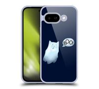 Head Case Designs Officially Licensed Beth Wilson Boo Halloween Ghost Doodle Cats 2 Gel Case [Military Grade Protection] Compatible With Google Pixel 9A