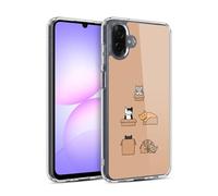 Head Case Designs Officially Licensed Beth Wilson Boxes Doodle Cats 2 Gel Case [Military Grade Protection] Compatible With Samsung Galaxy A07 4G