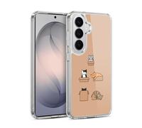 Head Case Designs Officially Licensed Beth Wilson Boxes Doodle Cats 2 Gel Case [Military Grade Protection] Compatible with Samsung Galaxy S26 Plus and Compatible with MagSafe