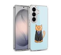 Head Case Designs Officially Licensed Beth Wilson Business Suit Doodle Cats 2 Gel Case [Military Grade Protection] Compatible with Samsung Galaxy S26 Plus and Compatible with MagSafe