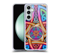 Head Case Designs Officially Licensed Beth Wilson Divine Rainbow Celtic Knots Gel Case [Military Grade Protection] Compatible With Samsung Galaxy S23 FE 5G