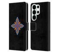 Head Case Designs Officially Licensed Beth Wilson Four Pointed Colourful Celtic Knot Stars Leather Wallet Case Compatible With Samsung Galaxy S26 Ultra
