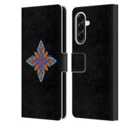 Head Case Designs Officially Licensed Beth Wilson Four Pointed Colourful Celtic Knot Stars Leather Wallet Case Compatible With Samsung Galaxy A56 5G