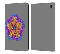 Head Case Designs Officially Licensed Beth Wilson Ginger Celtic Knot Doodle Cats 2 Leather Wallet Case Compatible With Amazon Fire 7 2022