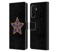 Head Case Designs Officially Licensed Beth Wilson Gold and Silver Window Celtic Knot Stars Leather Wallet Case Compatible With Samsung Galaxy A36 5G
