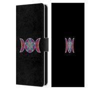 Head Case Designs Officially Licensed Beth Wilson Pagan Triple Moon Celtic Knot Stars Leather Wallet Case Compatible With Samsung Galaxy S25 FE