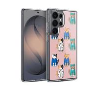 Head Case Designs Officially Licensed Beth Wilson Professionals Doodle Cats 2 Gel Case [Military Grade Protection] Compatible with Samsung Galaxy S26 Ultra and Compatible with MagSafe