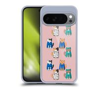 Head Case Designs Officially Licensed Beth Wilson Professionals Doodle Cats 2 Gel Case [Military Grade Protection] Compatible with Google Pixel 10 and Compatible with MagSafe