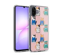 Head Case Designs Officially Licensed Beth Wilson Professionals Doodle Cats 2 Gel Case [Military Grade Protection] Compatible With Samsung Galaxy A07 4G