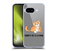 Head Case Designs Officially Licensed Beth Wilson Therapist Doodle Cats 2 Gel Case [Military Grade Protection] Compatible With Google Pixel 9A